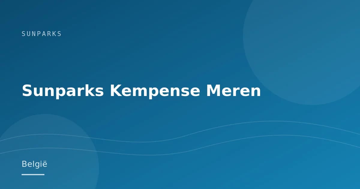 Sunparks Kempense Meren