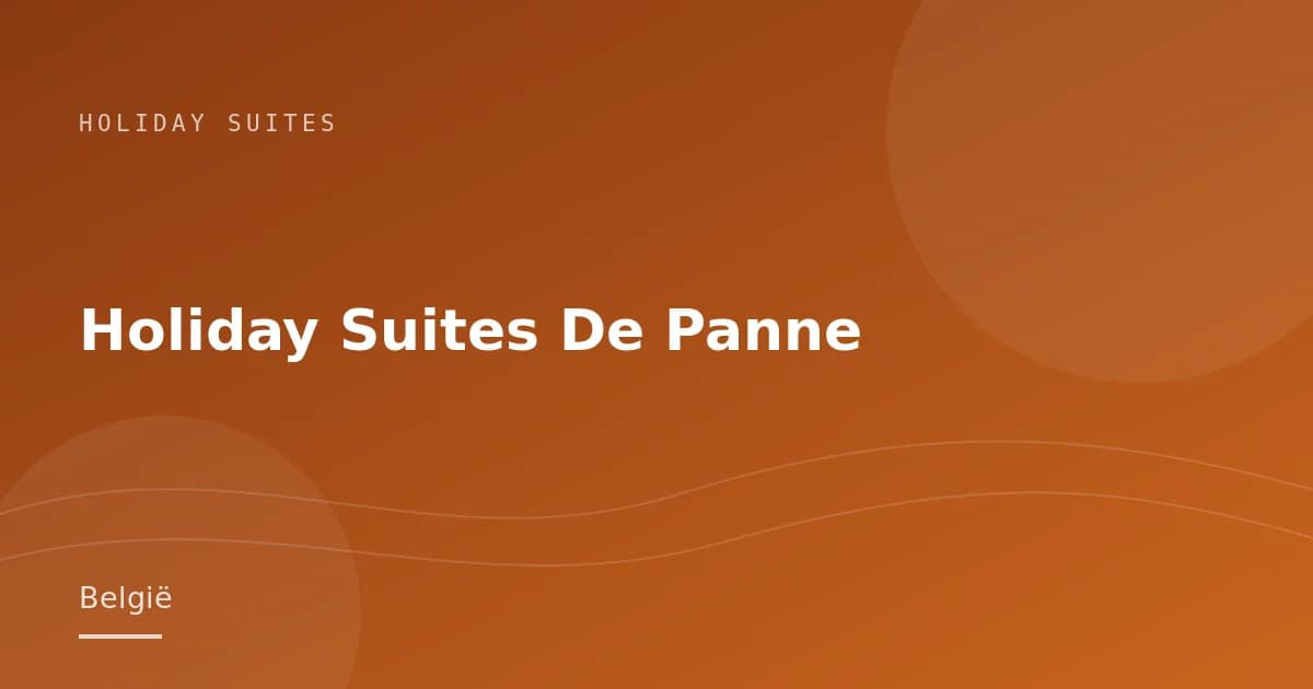 Holiday Suites De Panne